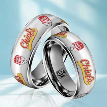 Kansas City Chiefs Custom Alloy Ring Laser Engraving Ring RNG1149