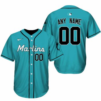 MLB Miami Marlins Personalized Alternate Design Concept Baseball Jersey DBJ1257