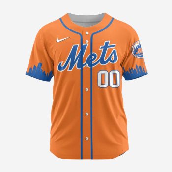 MLB New York Mets Personalized Alternate Design Concept Baseball Jersey DBJ1225