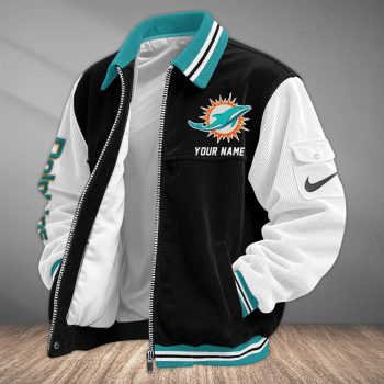 Miami Dolphins Classic Varsity Bomber Jacket CBB3668
