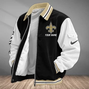 New Orleans Saints Classic Varsity Bomber Jacket CBB3665