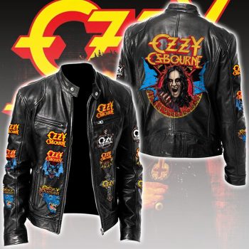 Ozzy Osbourne Motorcycle Leather Jacket LJK3016