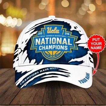Personalized UCLA Bruins 2026 Women's Basketball National Champions Classic Cap UCLACHAMP1000