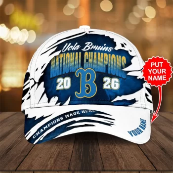 Personalized UCLA Bruins 2026 Women's Basketball National Champions Classic Cap UCLACHAMP1006