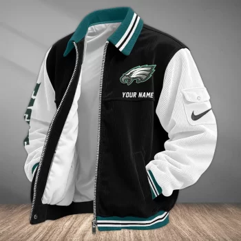 Philadelphia Eagles Classic Varsity Bomber Jacket CBB3661