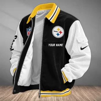 Pittsburgh Steelers Classic Varsity Bomber Jacket CBB3694