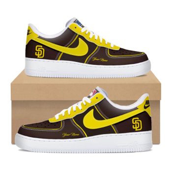 San Diego Padres x Air Force 1 Orchard Premium AF1 Sneakers