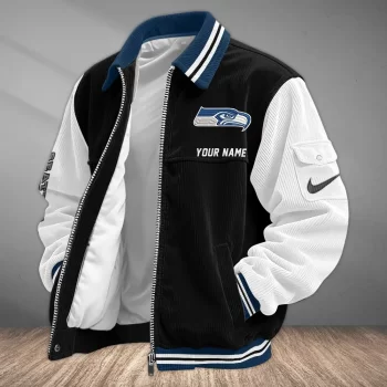 Seattle Seahawks Classic Varsity Bomber Jacket CBB3659