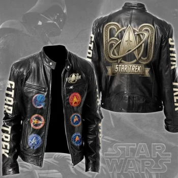 Star Trek Motorcycle Leather Jacket LJK3010