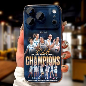 UCLA Bruins 2026 NCAA Women's Basketball National Champions Phone Case UCLACHAMP1012
