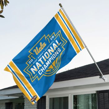 UCLA Bruins 2026 Women's Basketball National Champions 3D Double-side House Flag UCLACHAMP1014