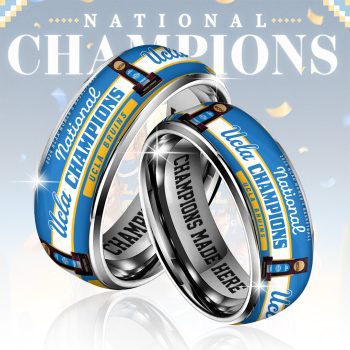 UCLA Bruins 2026 Women's Basketball National Champions Custom Alloy Ring UCLACHAMP1009