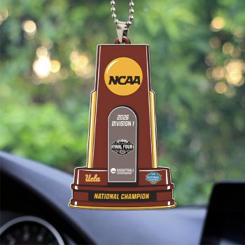 UCLA Bruins 2026 Women's Basketball National Champions Custom shape 2-sided Acrylic Car Ornament UCLACHAMP1005
