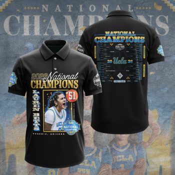 UCLA Bruins 2026 Women's Basketball National Champions Polo Shirt UCLACHAMP1025