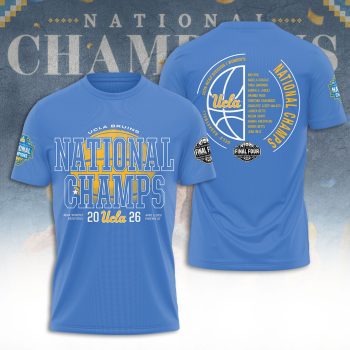UCLA Bruins 2026 Women's Basketball National Champions Unisex T-Shirt UCLACHAMP1018