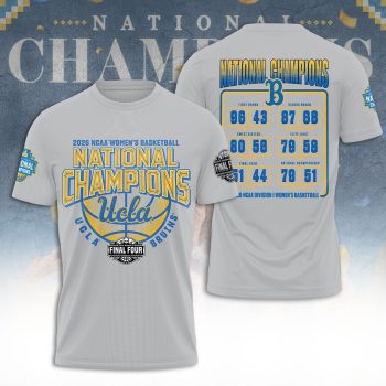 UCLA Bruins 2026 Women's Basketball National Champions Unisex T-Shirt UCLACHAMP1020