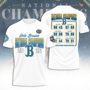 UCLA Bruins 2026 Women's Basketball National Champions Unisex T-Shirt UCLACHAMP1022