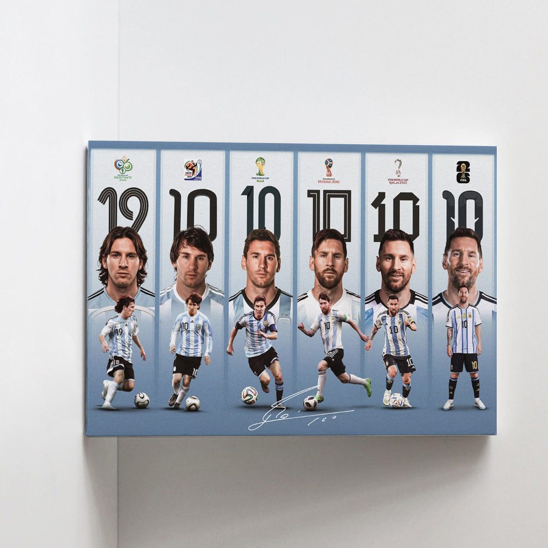 Argentina-National-Team-x-Lionel-Messi-Rectangle-Canvas-With-Inne-Frame-CHAMP2020693-1