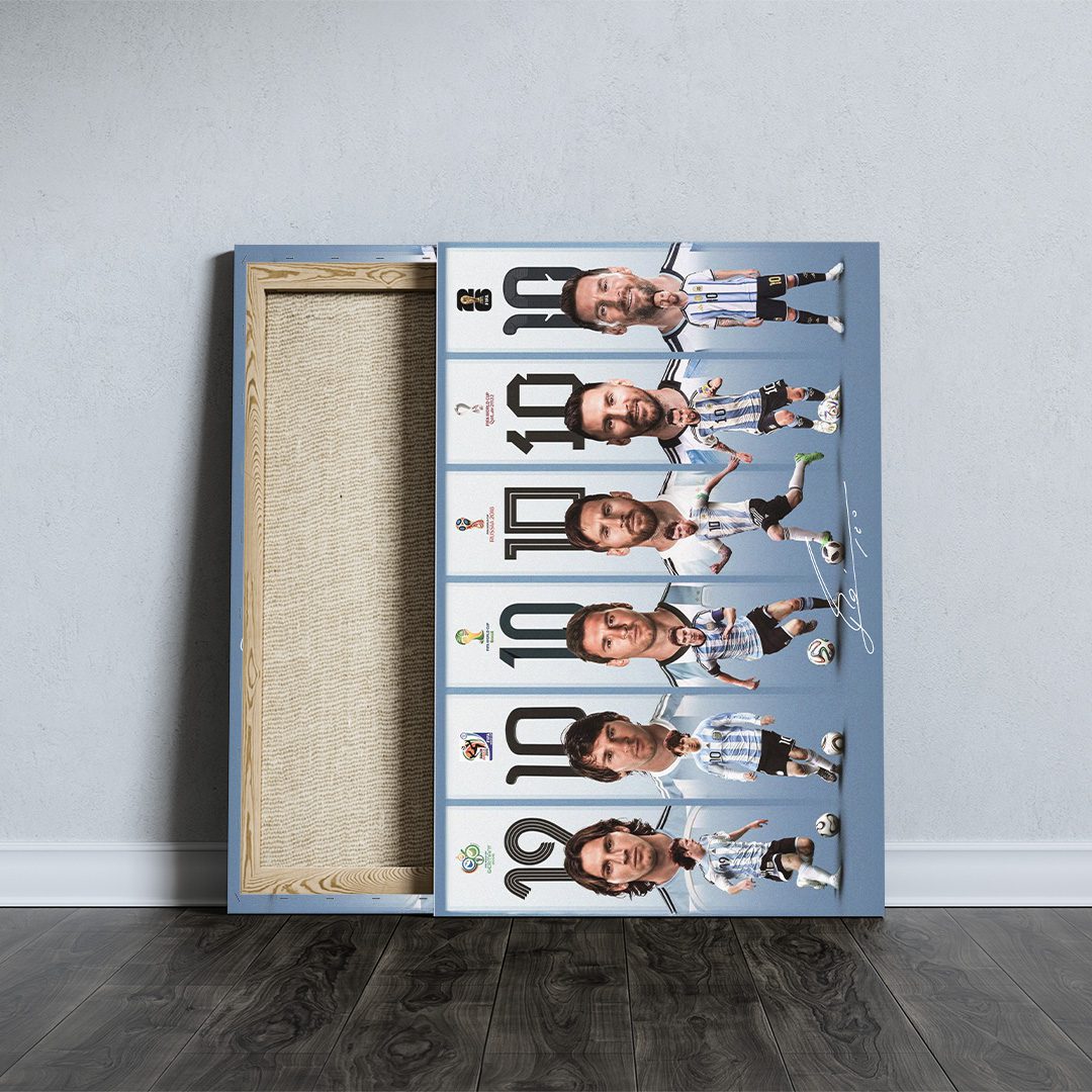 Argentina-National-Team-x-Lionel-Messi-Rectangle-Canvas-With-Inne-Frame-CHAMP2020693-2