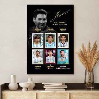 Argentina National Team x Lionel Messi Rectangle Canvas With Inne Frame CHAMP2020694