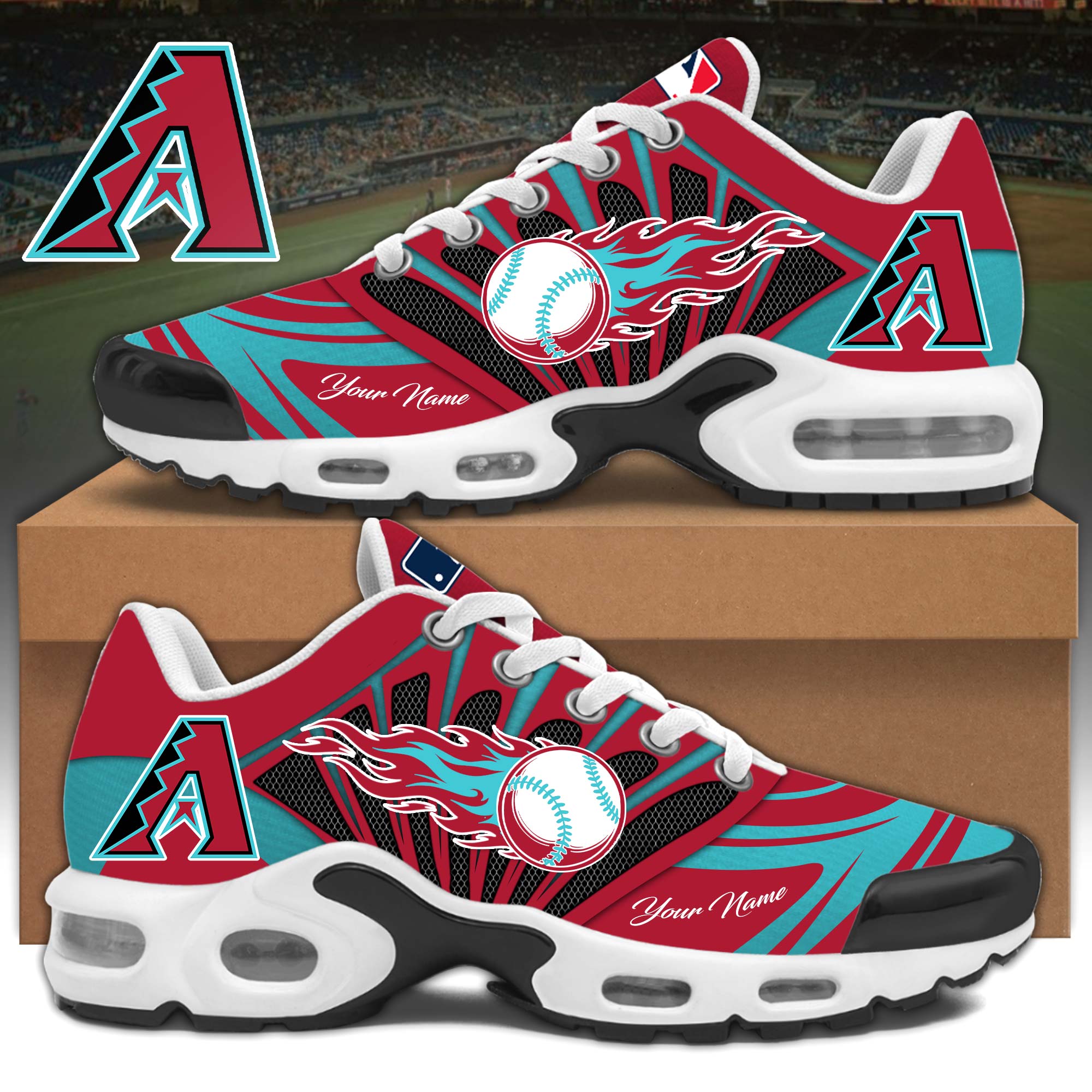 Arizona-Diamondbacks-Air-Max-Plus-TN-Shoes Arizona Diamondbacks Air Max Plus TN Shoes