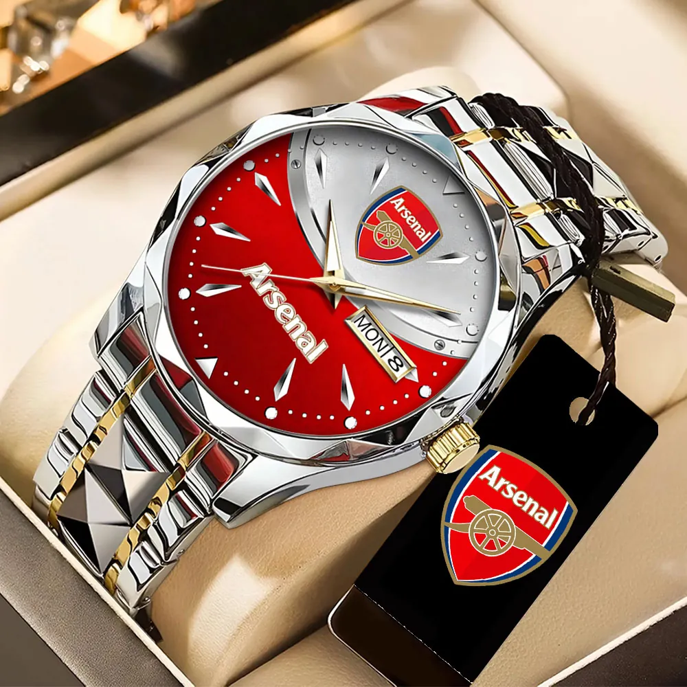 Arsenal-FC-Alloy-Luxury-Quartz-Watch-CHAMP2020637 Arsenal FC Alloy Luxury Quartz Watch CHAMP2020637