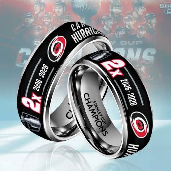 Carolina Hurricanes 2026 Stanley Cup Champions Custom Alloy Ring CHAMP2020654