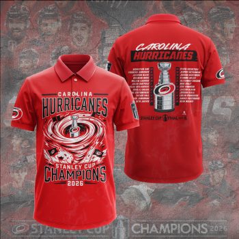 Carolina Hurricanes 2026 Stanley Cup Champions Polo Shirt CHAMP2020802