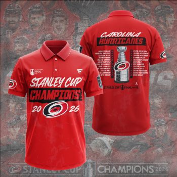 Carolina Hurricanes 2026 Stanley Cup Champions Polo Shirt CHAMP2020805