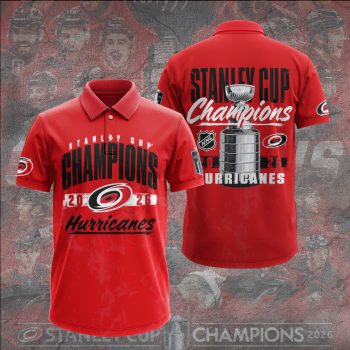 Carolina Hurricanes 2026 Stanley Cup Champions Polo Shirt CHAMP2020813