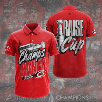 Carolina Hurricanes 2026 Stanley Cup Champions Polo Shirt CHAMP2020818