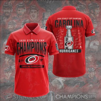 Carolina Hurricanes 2026 Stanley Cup Champions Polo Shirt CHAMP2020820
