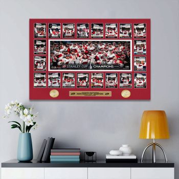 Carolina Hurricanes 2026 Stanley Cup Champions Rectangle Canvas With Inner Frame CHAMP2020705