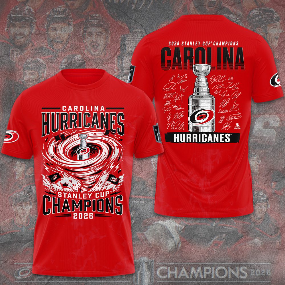 Carolina-Hurricanes-2026-Stanley-Cup-Champions-Unisex-Performance-T-Shirt-CHAMP2020843 Carolina Hurricanes 2026 Stanley Cup Champions Unisex Performance T-Shirt CHAMP2020843