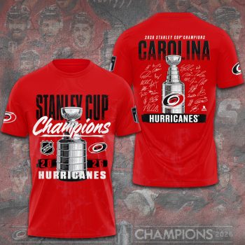 Carolina Hurricanes 2026 Stanley Cup Champions Unisex Performance T-Shirt CHAMP2020850