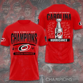 Carolina Hurricanes 2026 Stanley Cup Champions Unisex Performance T-Shirt CHAMP2020861