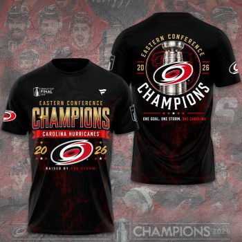 Carolina Hurricanes 2026 Stanley Cup Champions Unisex Performance T-Shirt CHAMP2020863