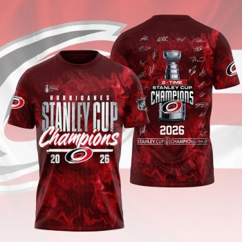 Carolina Hurricanes 2026 Stanley Cup Champions Unisex T-Shirt CHAMP2020838