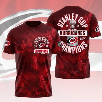 Carolina Hurricanes 2026 Stanley Cup Champions Unisex T-Shirt CHAMP2020846
