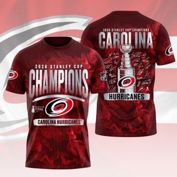 Carolina Hurricanes 2026 Stanley Cup Champions Unisex T-Shirt CHAMP2020855
