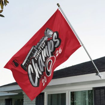 Carolina Hurricanes Stanley Cup Champions 2026 3D Double-side House Flag CHAMP2020789