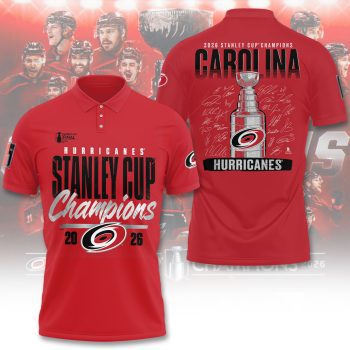 Carolina Hurricanes Stanley Cup Champions 2026 Polo Shirt CHAMP2020799