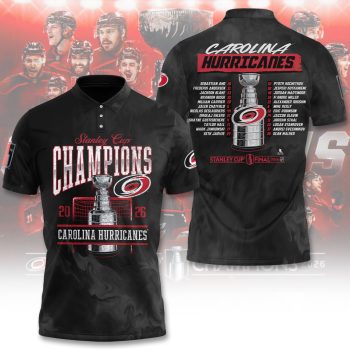 Carolina Hurricanes Stanley Cup Champions 2026 Polo Shirt CHAMP2020804