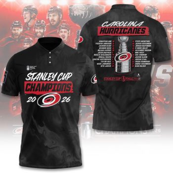 Carolina Hurricanes Stanley Cup Champions 2026 Polo Shirt CHAMP2020808