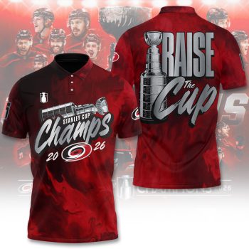 Carolina Hurricanes Stanley Cup Champions 2026 Polo Shirt CHAMP2020810