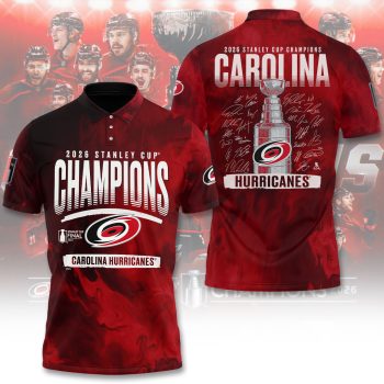 Carolina Hurricanes Stanley Cup Champions 2026 Polo Shirt CHAMP2020817