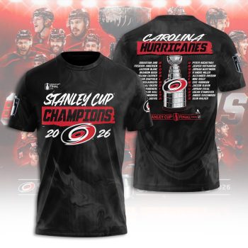 Carolina Hurricanes Stanley Cup Champions 2026 Unisex T-Shirt CHAMP2020845