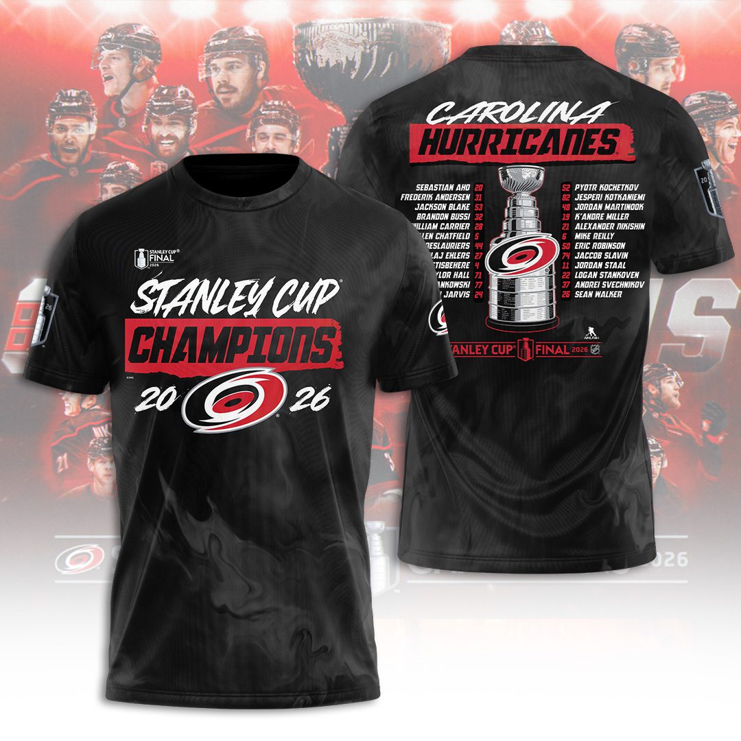 Carolina-Hurricanes-Stanley-Cup-Champions-2026-Unisex-T-Shirt-CHAMP2020845 Carolina Hurricanes Stanley Cup Champions 2026 Unisex T-Shirt CHAMP2020845