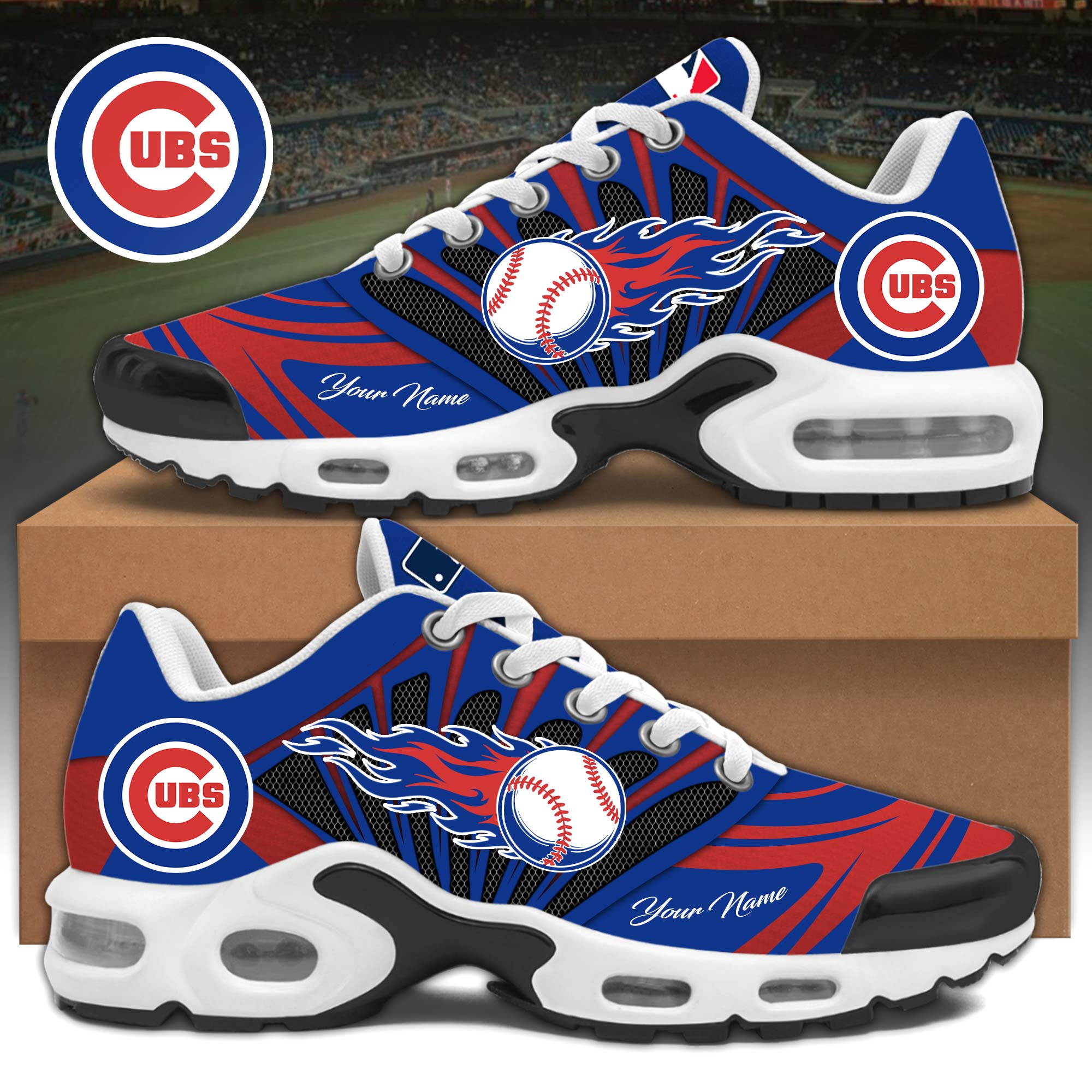 Chicago-Cubs-Air-Max-Plus-TN-Shoes Chicago Cubs Air Max Plus TN Shoes