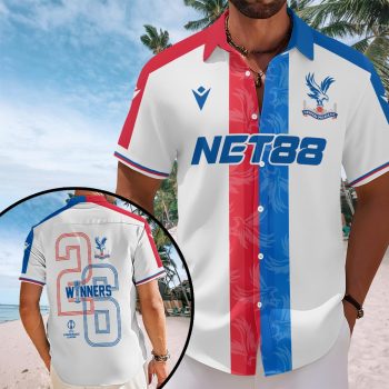 Crystal Palace FC 2026 UEFA Conference League Winners Short Sleeve Button-Down Shirt CHAMP2020781